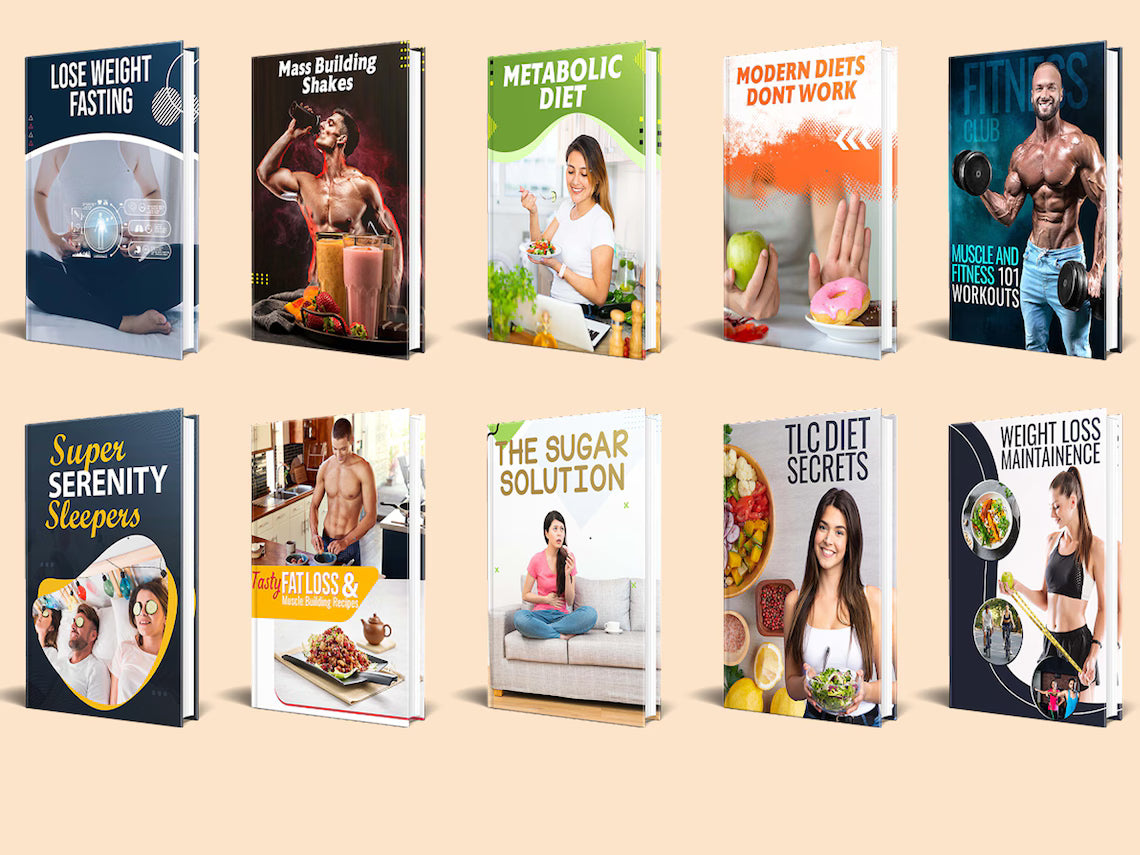 50 FITNESS EBOOK Bundle, Coach Ebook Program, Health Wellness , Exercise, Personal Trainer, Gym, Health Motivating E-book.